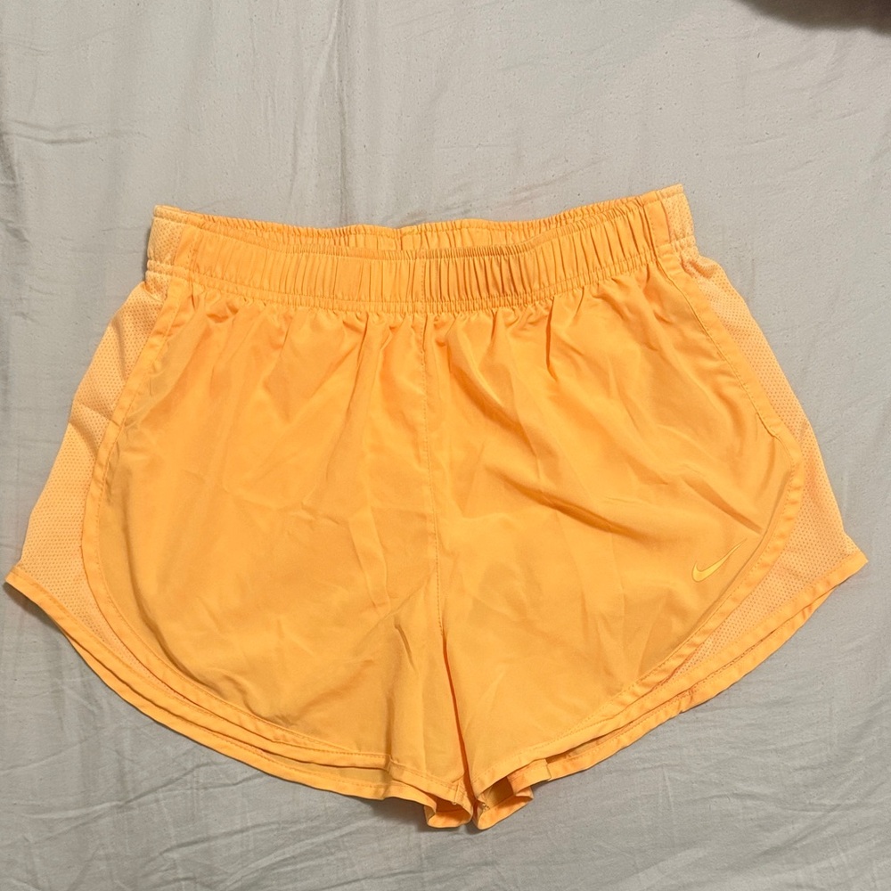 Nike Women's Bright Orange Athletic Shorts